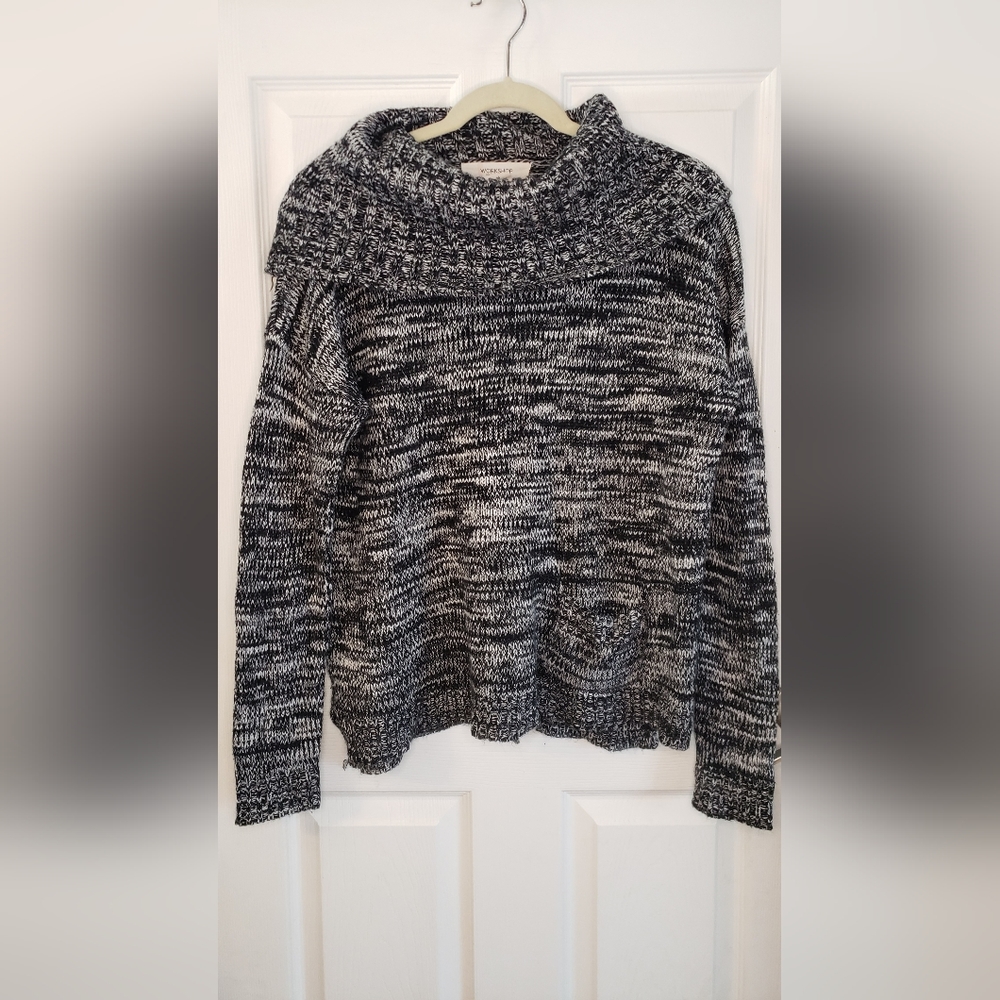 Workshop Republic Clothing, Size med, Color Black/Gray